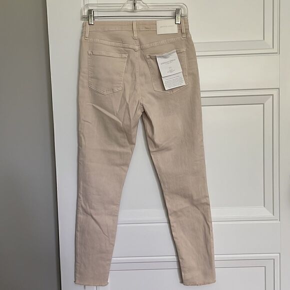 New Jonathan Simkhai Costa Mid-Rise Skinny Crop Jeans - Picture 6 of 7
